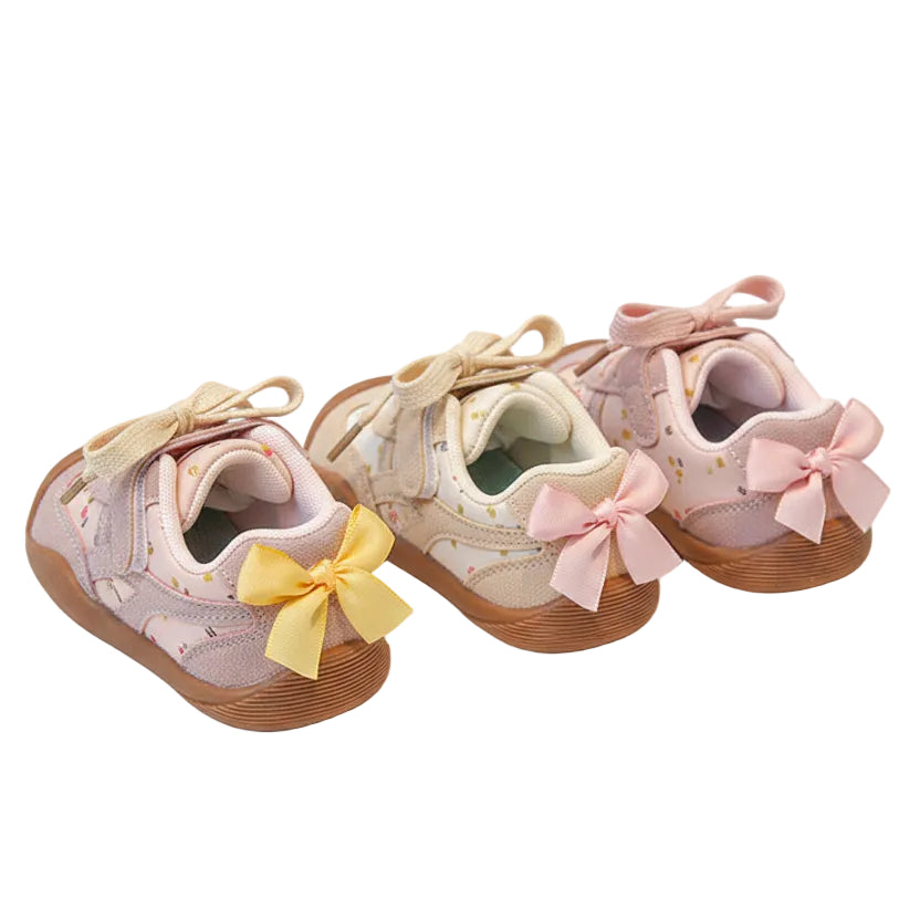 Girl's Posie First Step Soft Sole Sneakers