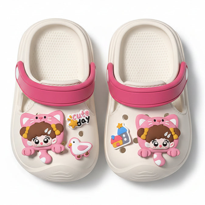 AeroGrip Cute Day Children's Clog Sandals