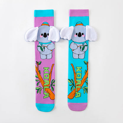 Cute Children's Knee-High 3D Adorable Crazy Socks