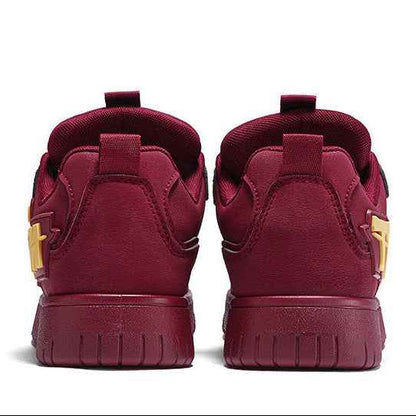 TALKING TOM | Suede Sports Board Shoes - Burgundy