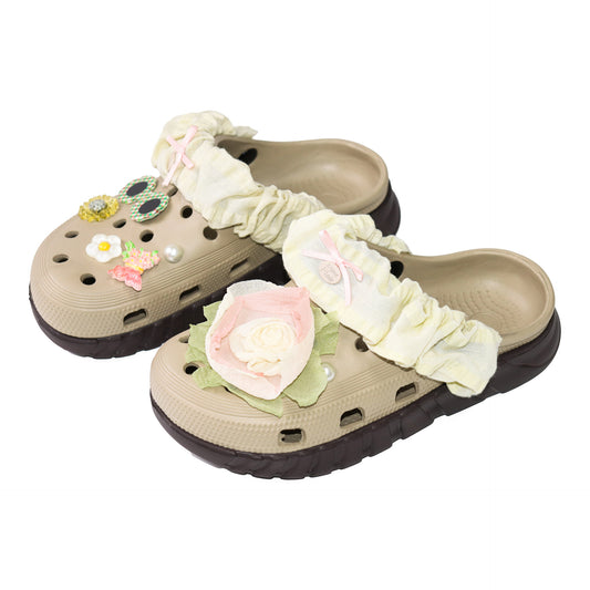 ZYLUS AeroGrip Fleura Clog Sandals