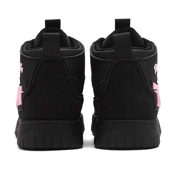 TALKING TOM | Sports High Top Board Shoes - Black/Pink