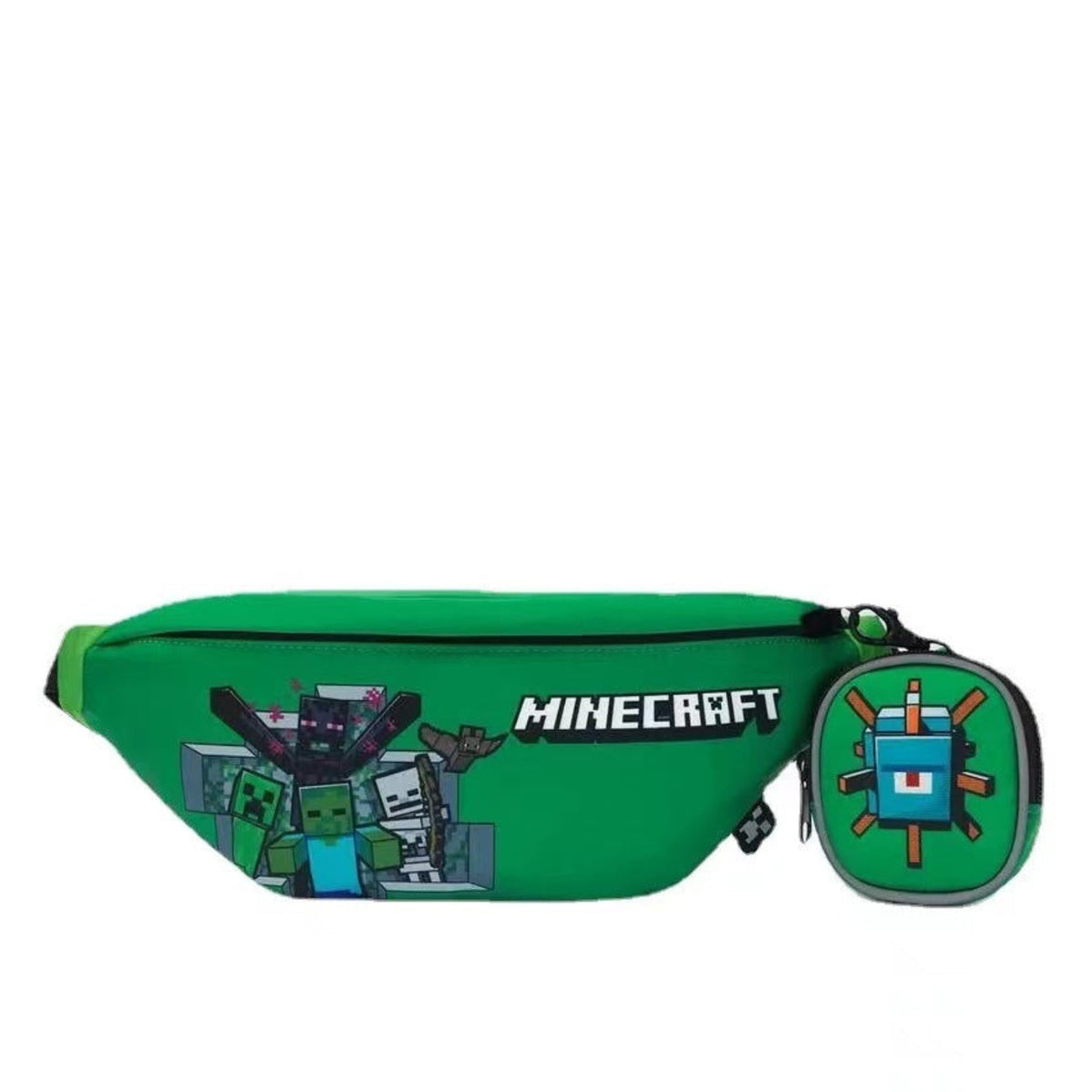 Minecraft Waist Bag / Crossbody Bag and Detachable Coin Purse Combo