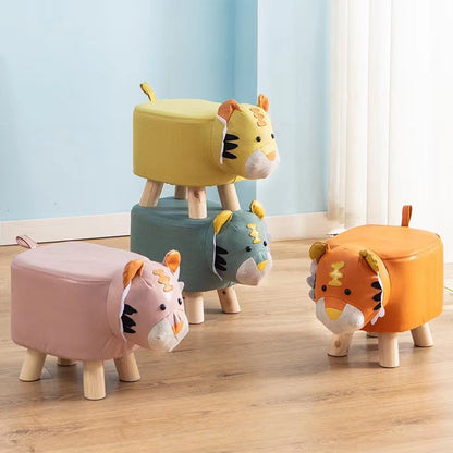 Tiger Animal Children's Ottoman Footstool