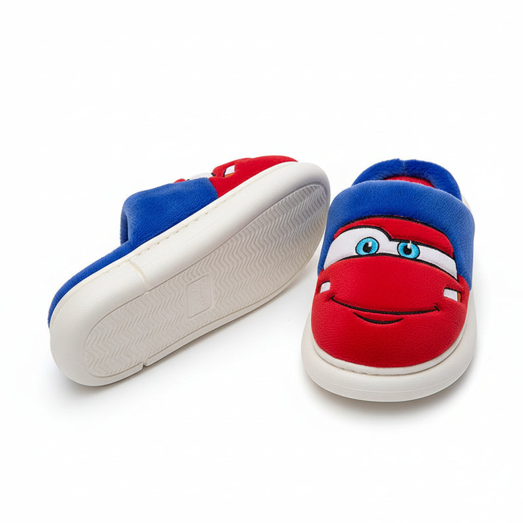 Disney Pixar Cars Lightning McQueen Plush House Slippers