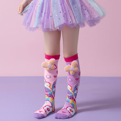 Girls' Cute 3D Cartoon Knee-High Crazy Socks