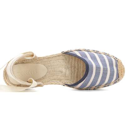 TONIVIS Women's Lace-Up Espadrille Shoes