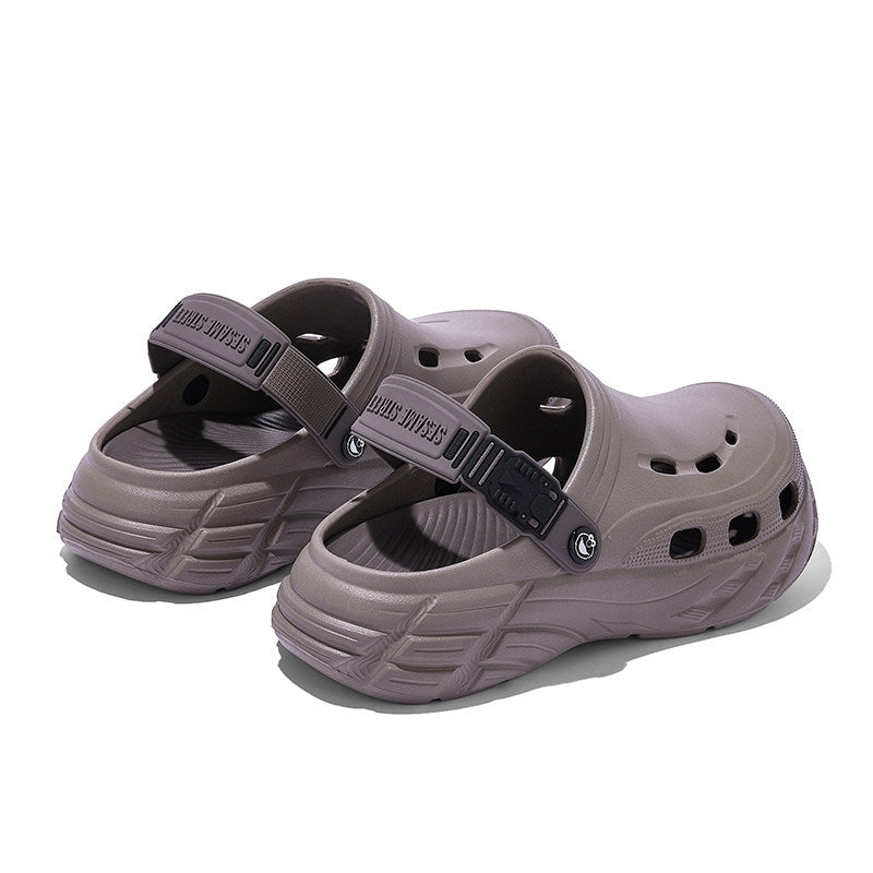 Sesame Street | Classic EVA Clog Mule Sandals - Brown