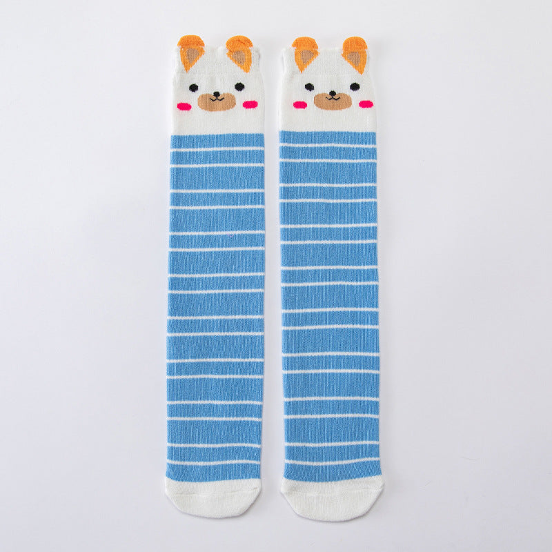 Girls Animal Cartoon Over-The-Knee Crazy Socks