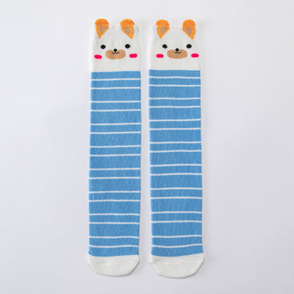 Girls Animal Cartoon Over-The-Knee Crazy Socks