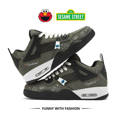Sesame Street | Men's Basketball Shoes - Army Green