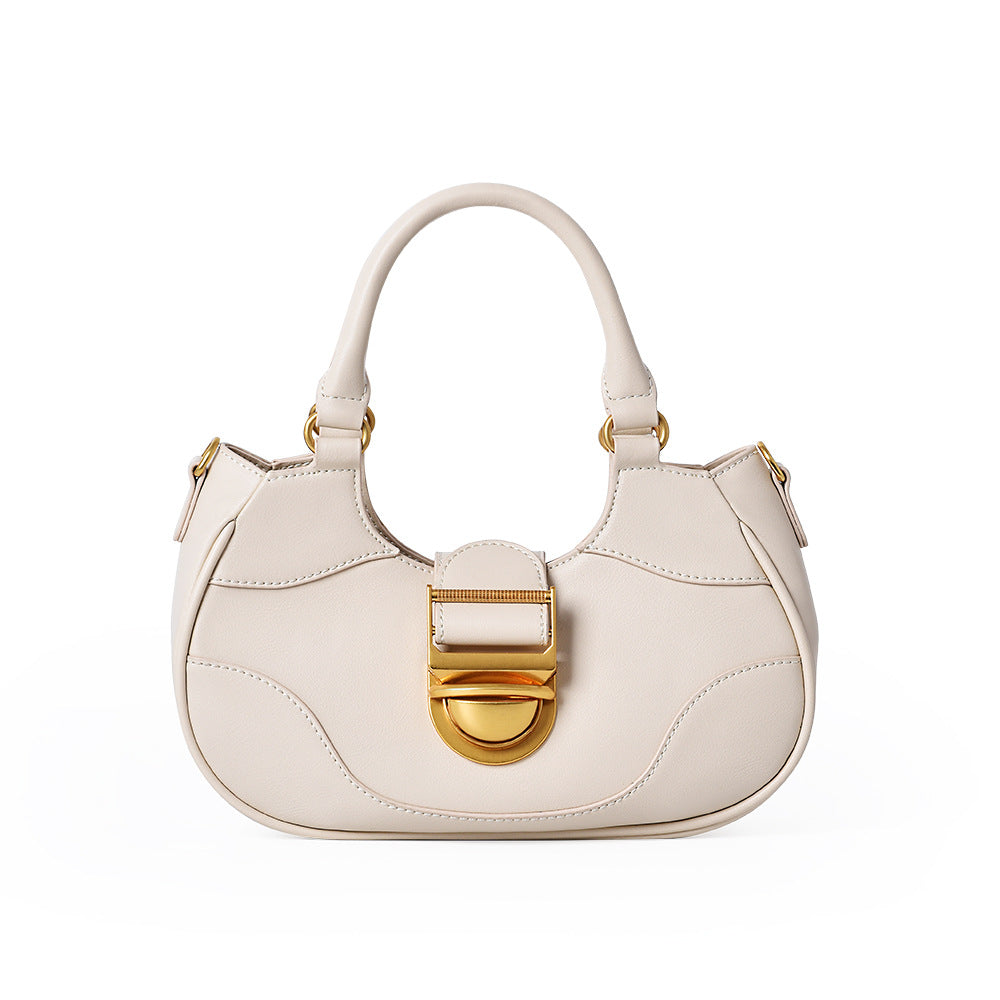 Soft Leather Half Moon Crossbody/Handbag.
