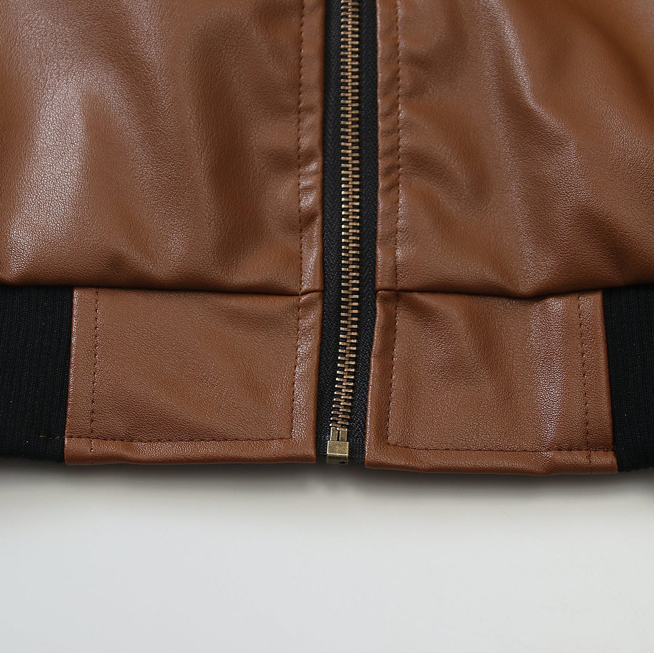Snoopy "Disappear" PU Leather Varsity Jacket