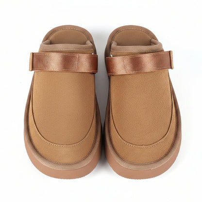Women's Mulleus Cowhide Sandals - Brown