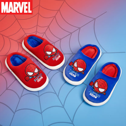 Marvel Spider-Man Kids Indoor Plush Slippers