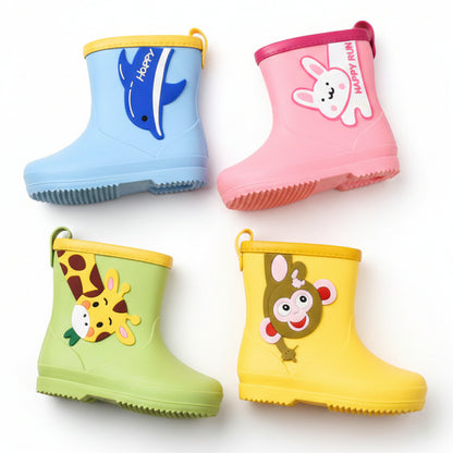 Zoo-ies Low Gumboots - Children's Anti Slip Rain Boots
