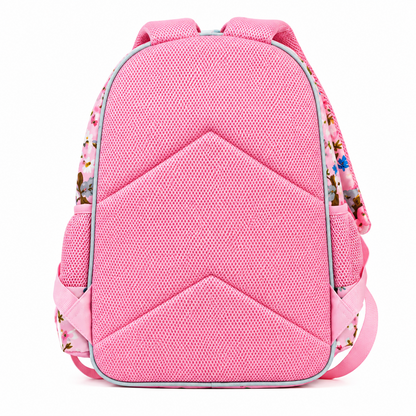 Girl's 3D Fox Plush School Backpack