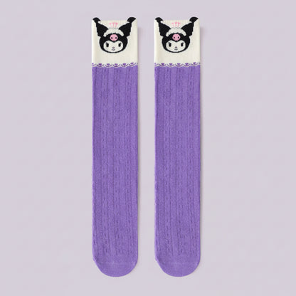 Adorable Kuromi Knee-High Ultra Soft Socks