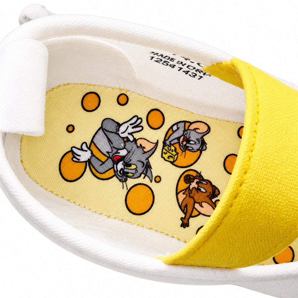 Tom and Jerry Canvas Slip-On Ballet Shoes