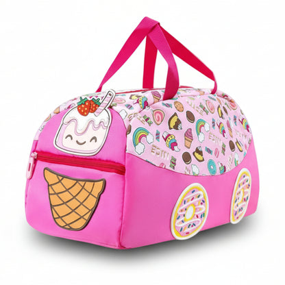 Large Pixie Pack Girls Duffel Bag - Ice Cream