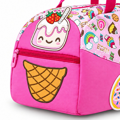 Ice Cream Extra Large 3D Pixie Pack Girls Duffel Bag