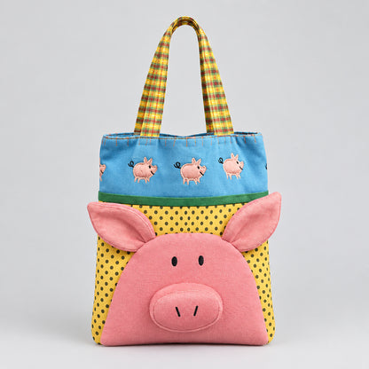 3D Animal Canvas Tote Bag