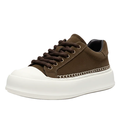 Men's Vibe Suede Casual Shoes - Coffee Brown