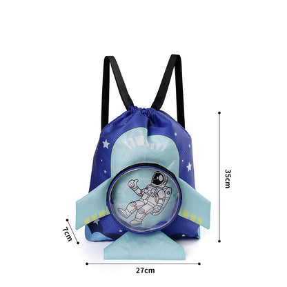 Kids Fun Cartoon Waterproof Beach Backpack
