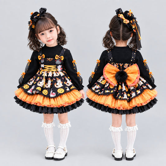 Kids' Halloween Lolita Tutu Dress