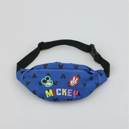 Mickey Mouse Kids Blue Fanny Pack Waist Bag