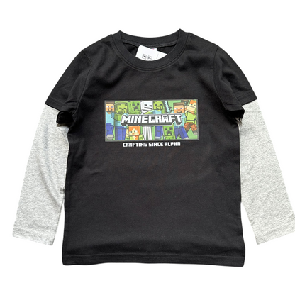 Minecraft Mock Long-Sleeve Tees 5-Piece Set