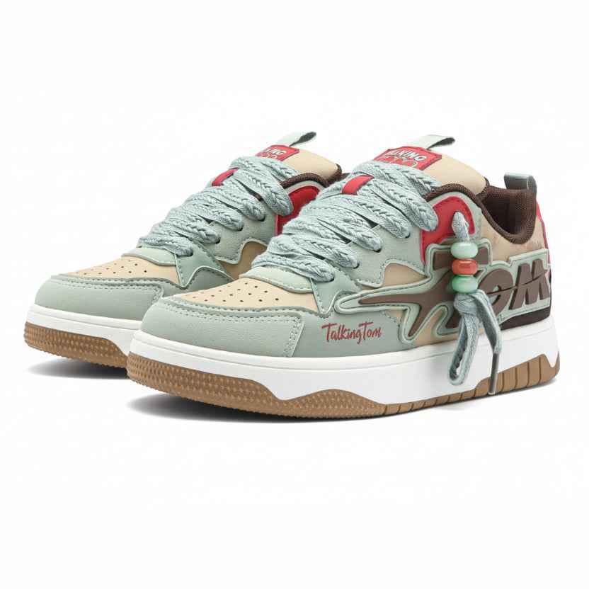 TALKING TOM | Sports Board Shoes - Matcha Brown