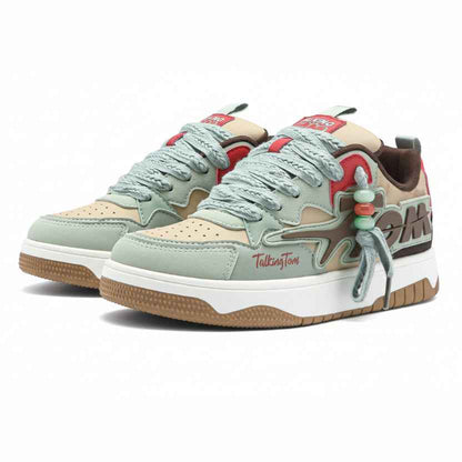 TALKING TOM | Sports Board Shoes - Matcha Brown