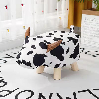 Cow Animal Children's Ottoman Footstool