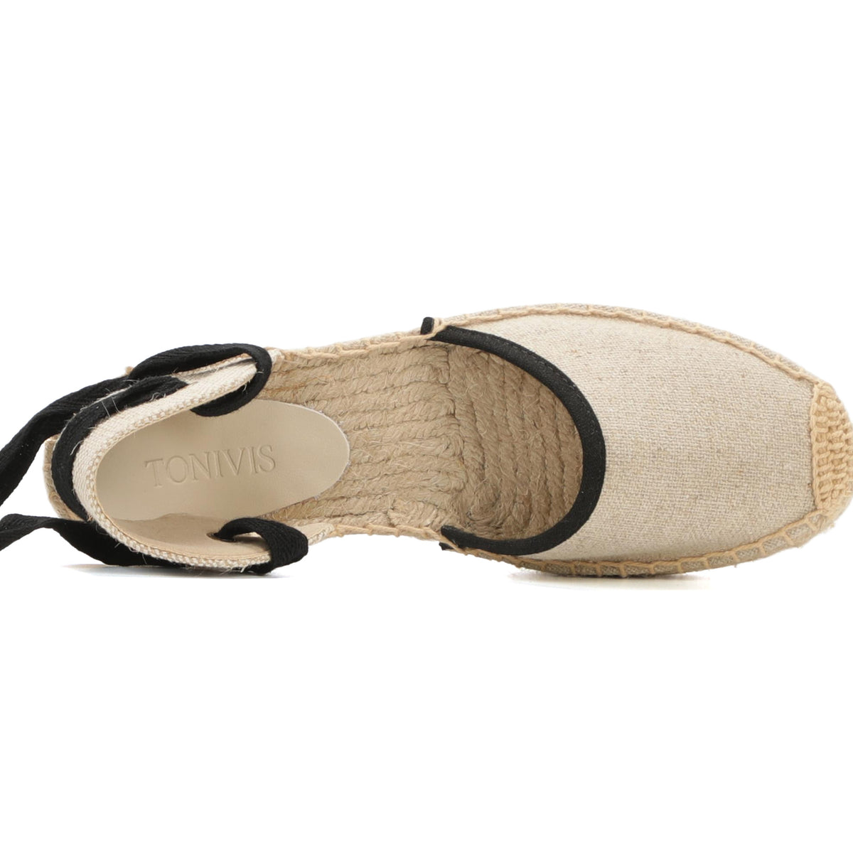 TONIVIS Women's Lace-Up Espadrille Shoes