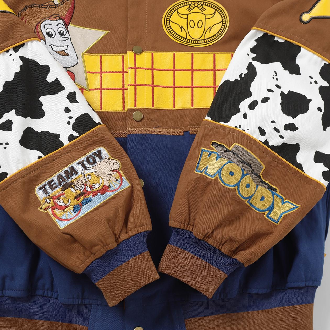 Toy Story Sheriff Woody Varsity Bomber Jacket