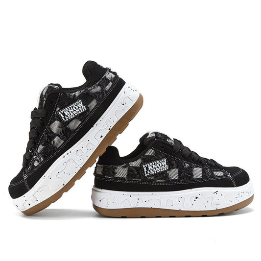 Sesame Street | Men's Plaid Chunky Casual Sneakers