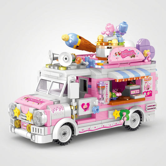 Dessert & Candy Truck Building Blocks Set