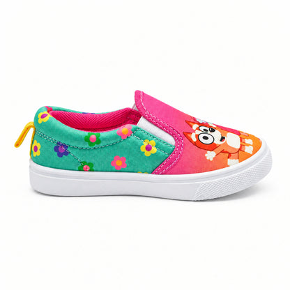 Kids' Bluey & Bingo Slip-On Canvas Sneakers