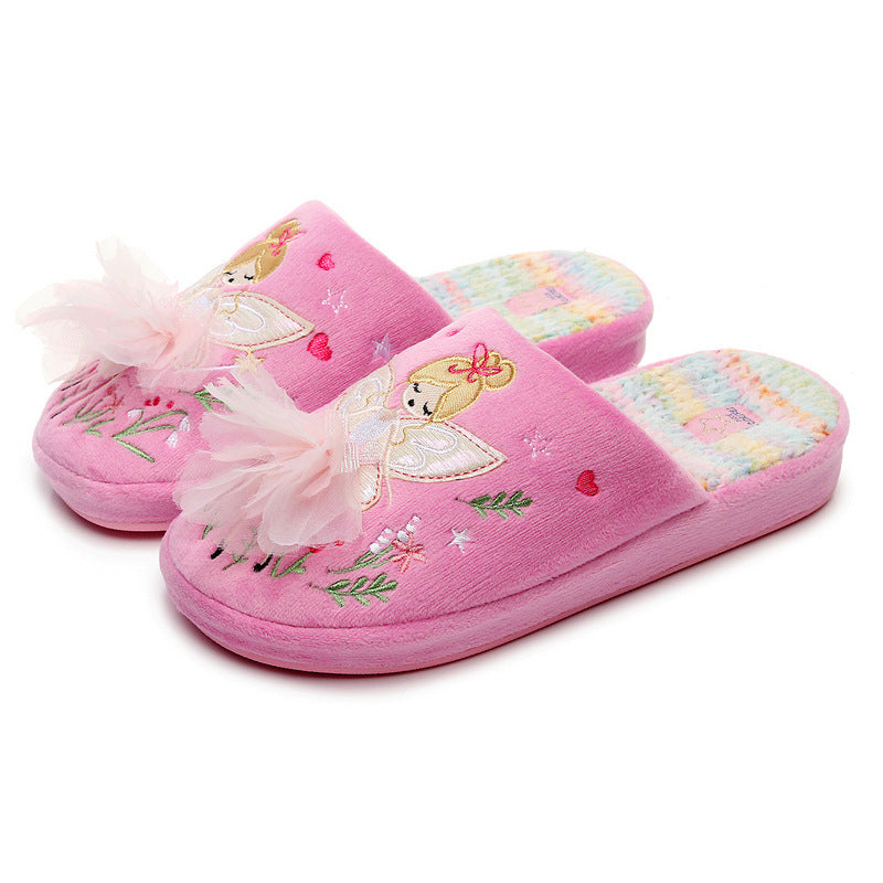 Children's Magical Fairy Closed-Toe Home Slippers