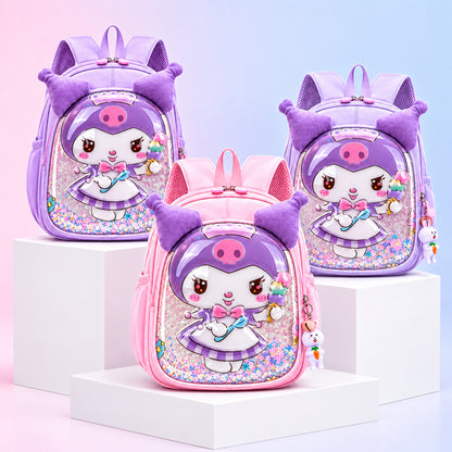 Kawaii Kuromi 3D Hard Shell Kids Backpack