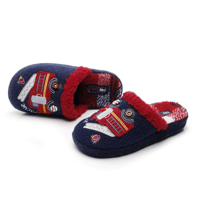 Children's Firefighter Rescue Closed-Toe Home Slippers