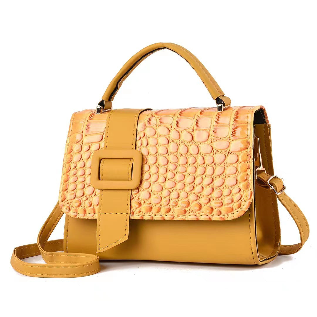 Linear Buckle Crossbody / Handbag