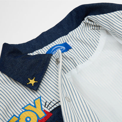 Toy Story Striped Patchwork Varsity Jacket