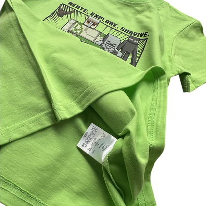 Minecraft T-Shirt and Shorts Outfit Sets