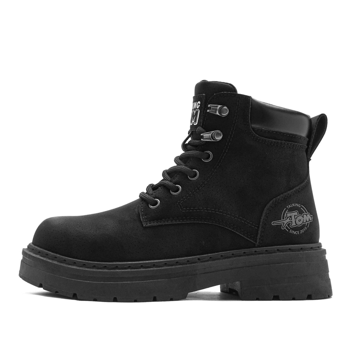 TALKING TOM | High-Top Cargo Boots - Black