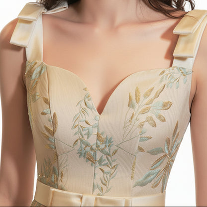 Fiore Dawn Suspender Midi Dress.