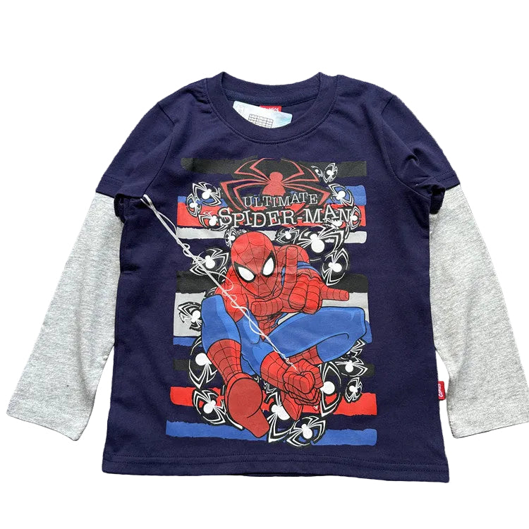 Marvel Superheroes Mock Long-Sleeve Tees 6-Piece Set