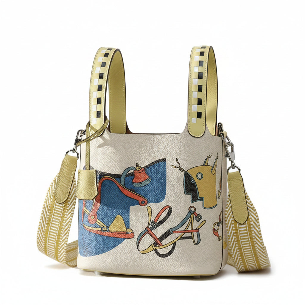 Women's Togo Cowhide Bucket Bag