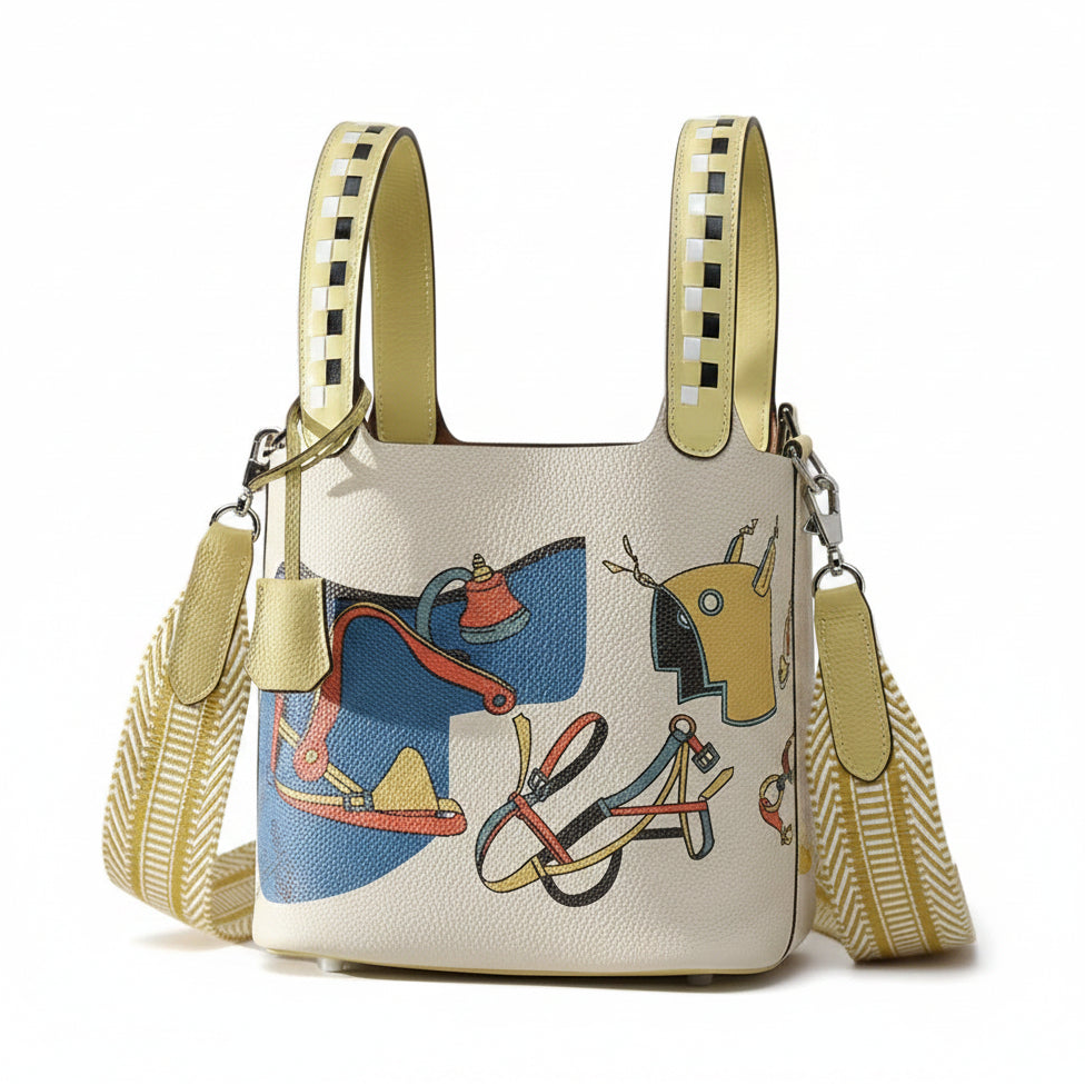 Women's Togo Cowhide Bucket Bag